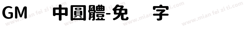 GM 中圓體字体转换